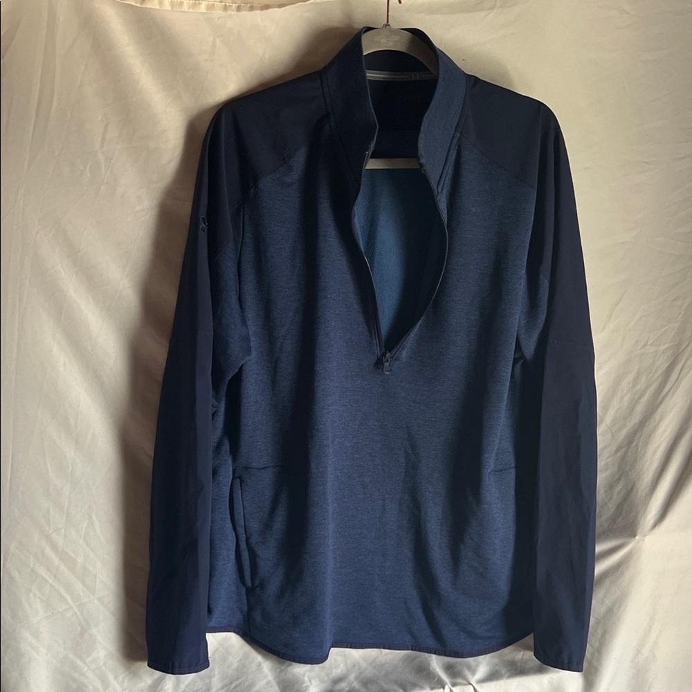 Women’s Under Armor Activewear Navy Quarter-Zip Pullover